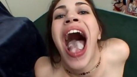 Horny pornstar Faith Leon in amazing facial, college porn clip