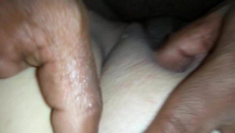 Bbc cumming on my white pussy